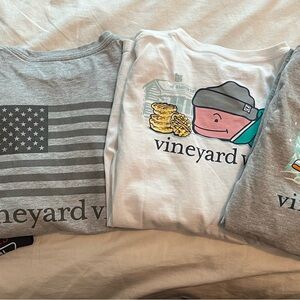 Vineyard Vines  Long Sleeve Kids Tees - lot of 4